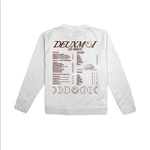Brand new deuxmoi sweatshirt.